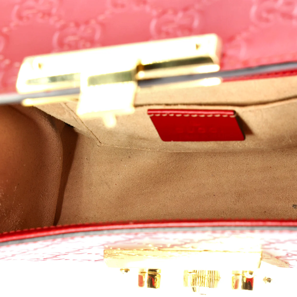 Padlock Shoulder Bag Guccissima Leather Small - Deep Luxury