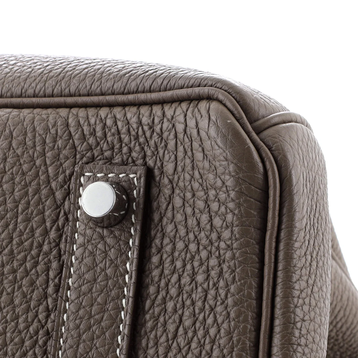 Birkin Handbag Grey Togo with Palladium Hardware 35 - Deep Luxury