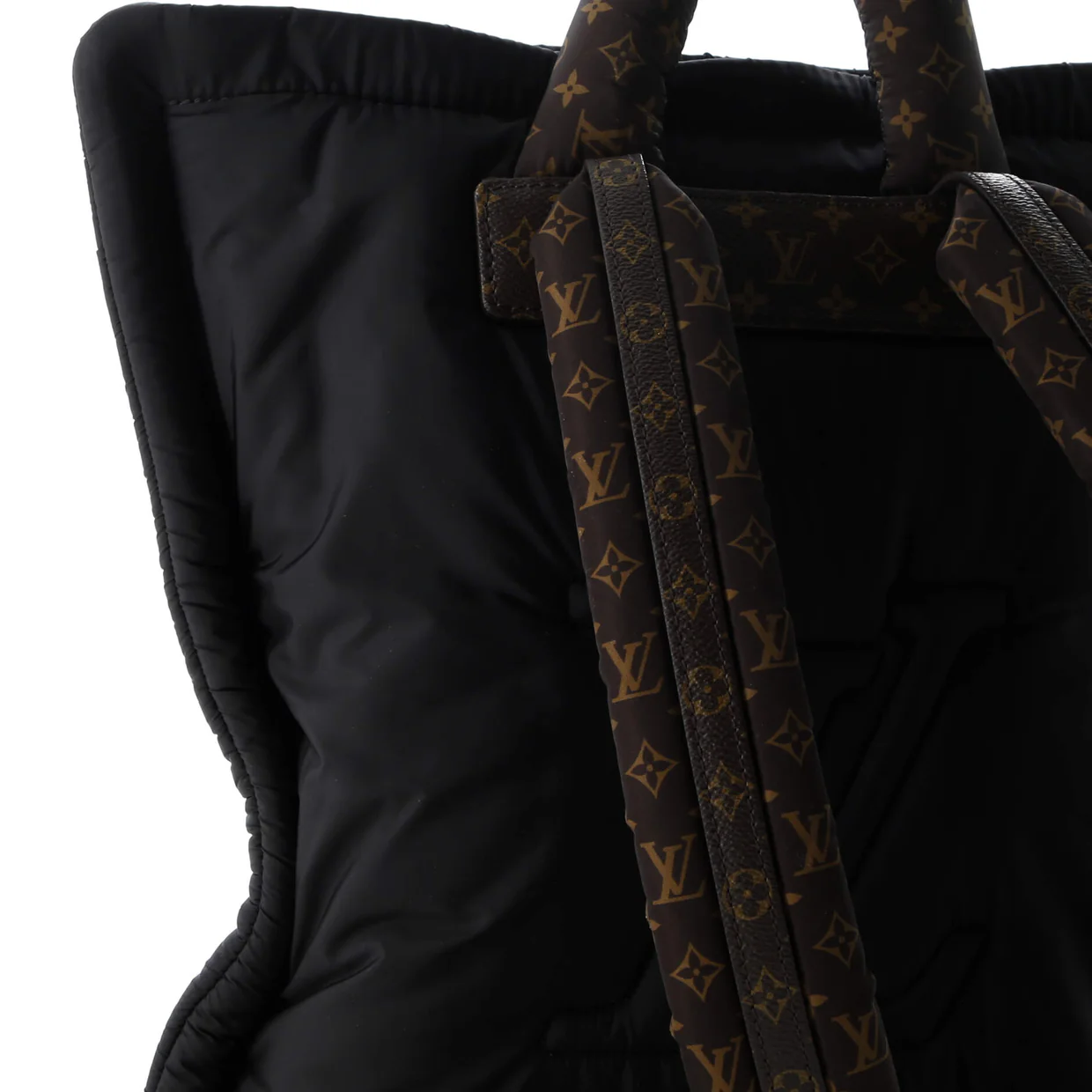 Pillow Backpack Monogram Quilted Econyl Nylon - Deep Luxury