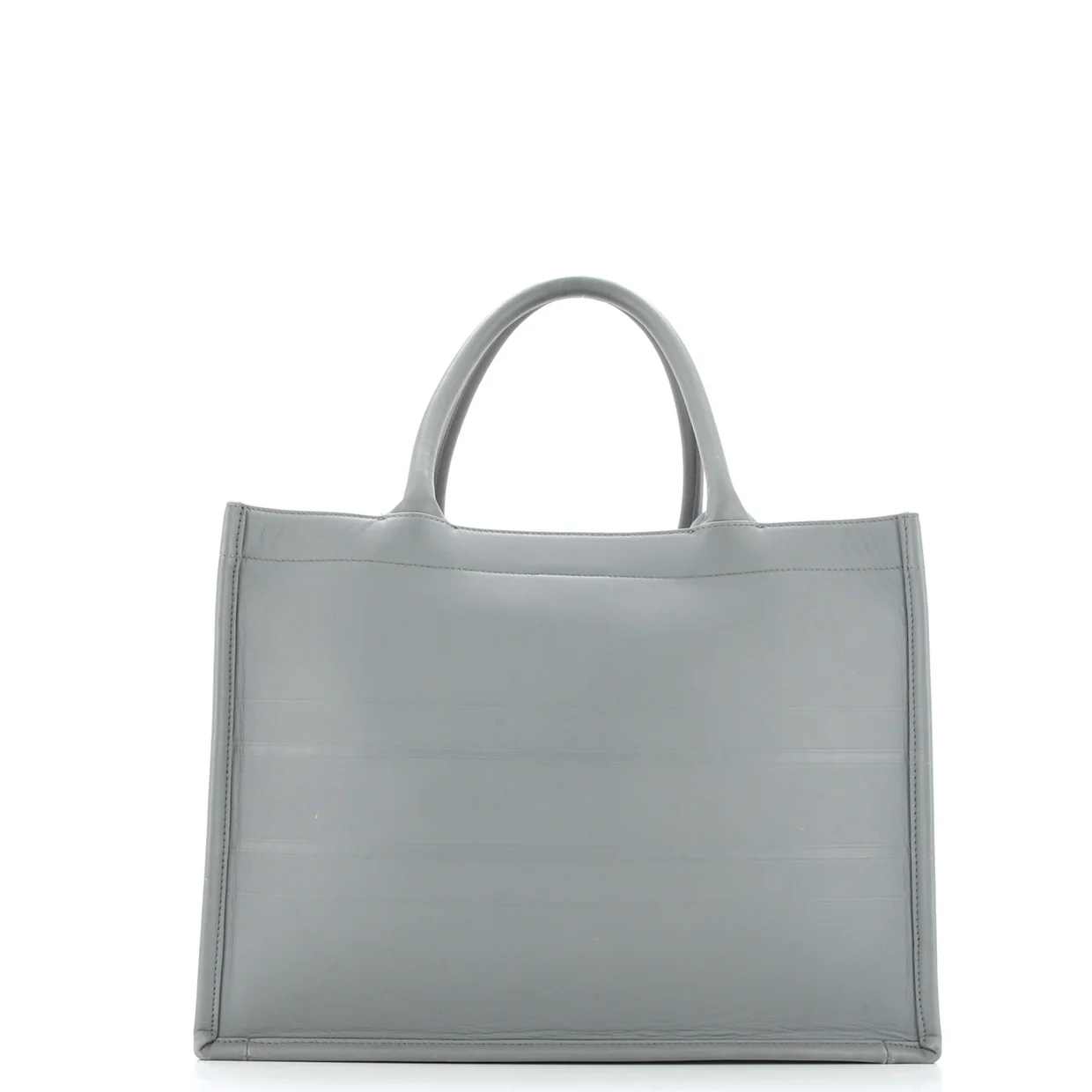 Book Tote Oblique Embossed Calfskin Medium - Deep Luxury