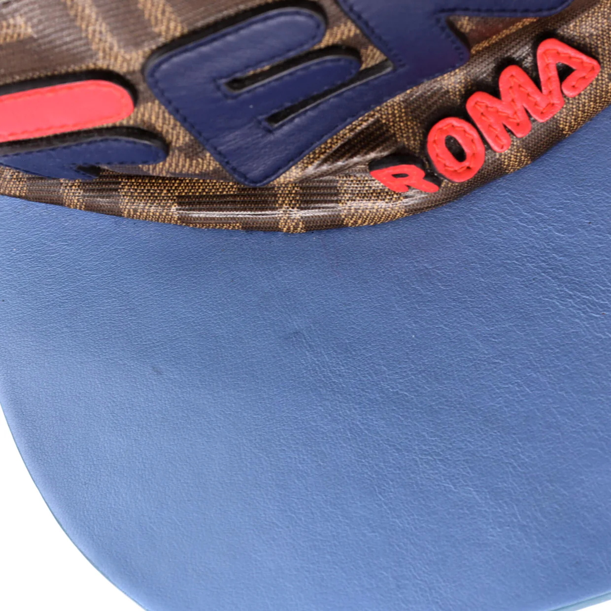 Mania Logo Cap Zucca Coated Canvas with Leather - Deep Luxury