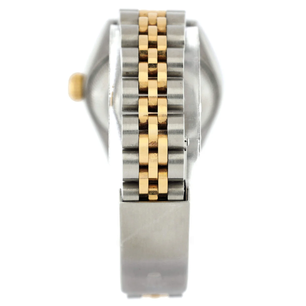Oyster Perpetual Datejust Automatic Watch Stainless Steel and Yellow Gold with Diamond Markers 26 - Deep Luxury