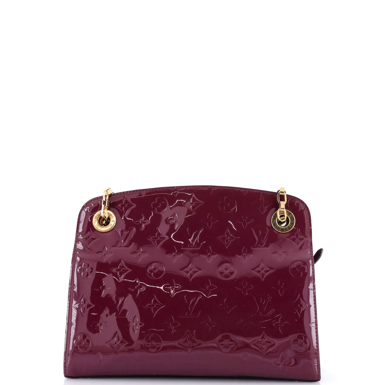 Virginia Handbag Monogram Vernis MM - Deep Luxury