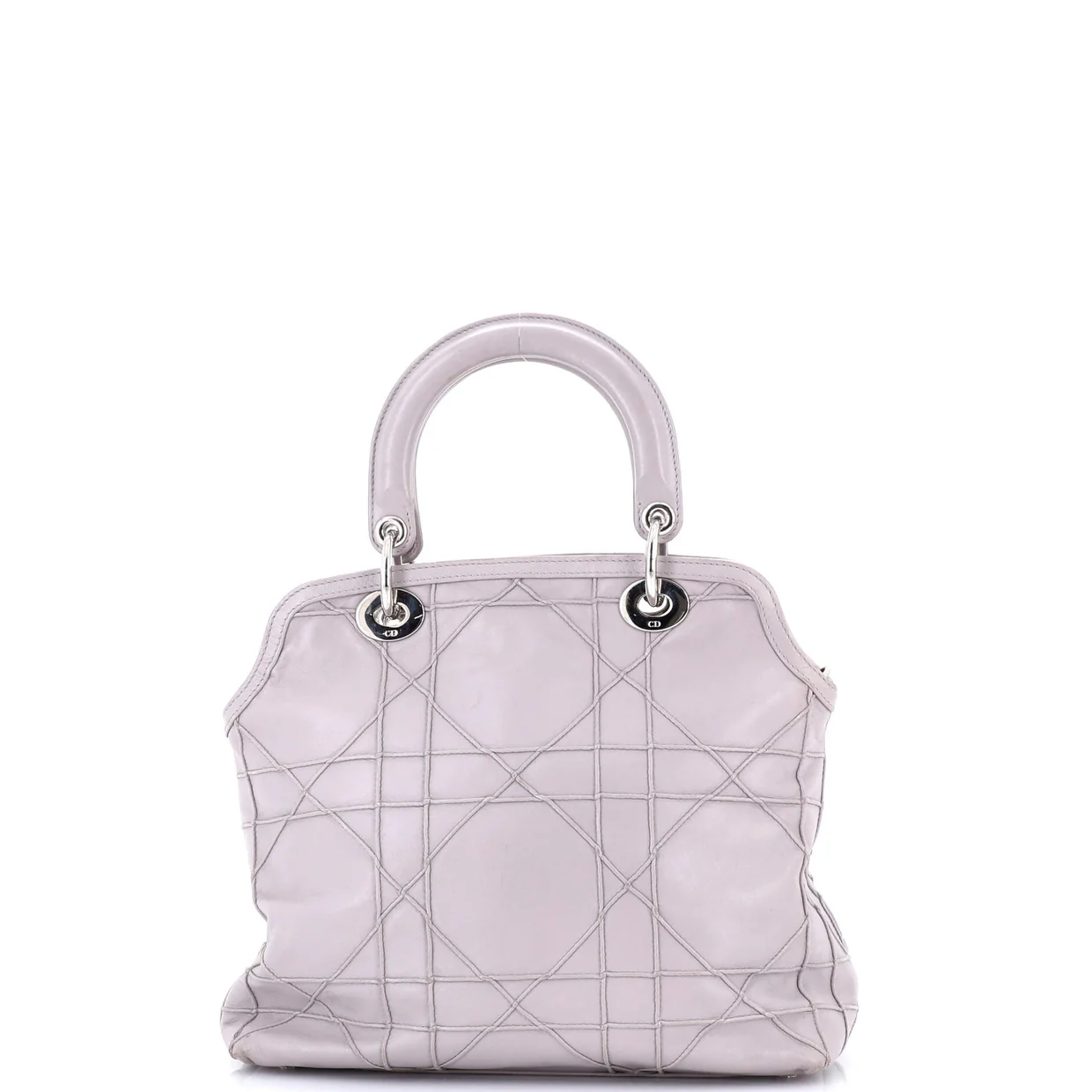 Granville Satchel Cannage Quilt Leather Small - Deep Luxury