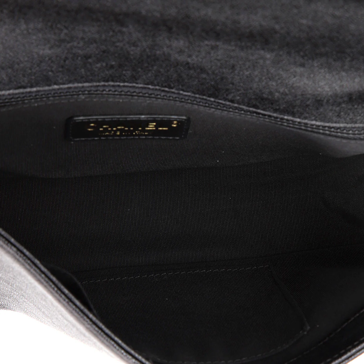 Boy Flap Bag Chevron Caviar New Medium - Deep Luxury