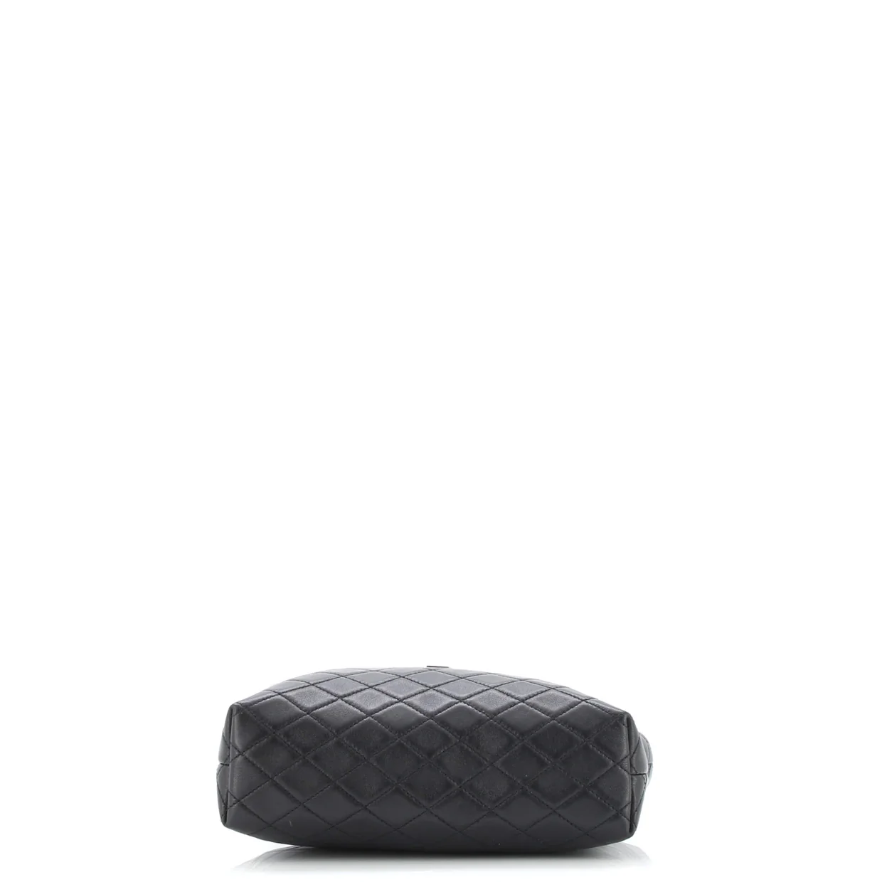 Gaby Zipped Pouch Quilted Leather - Deep Luxury