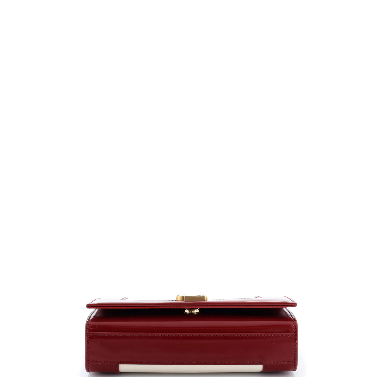 Classic Monogram Crossbody Bag Leather and Patent Small - Deep Luxury