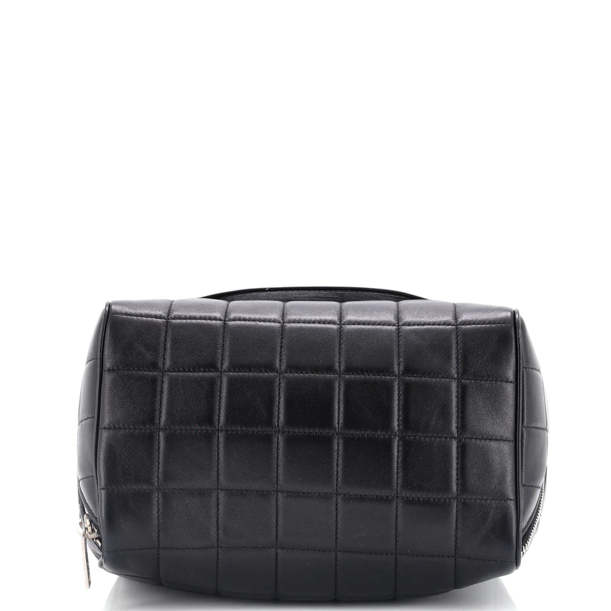 Cube Wash Bag Quilted Leather - Deep Luxury