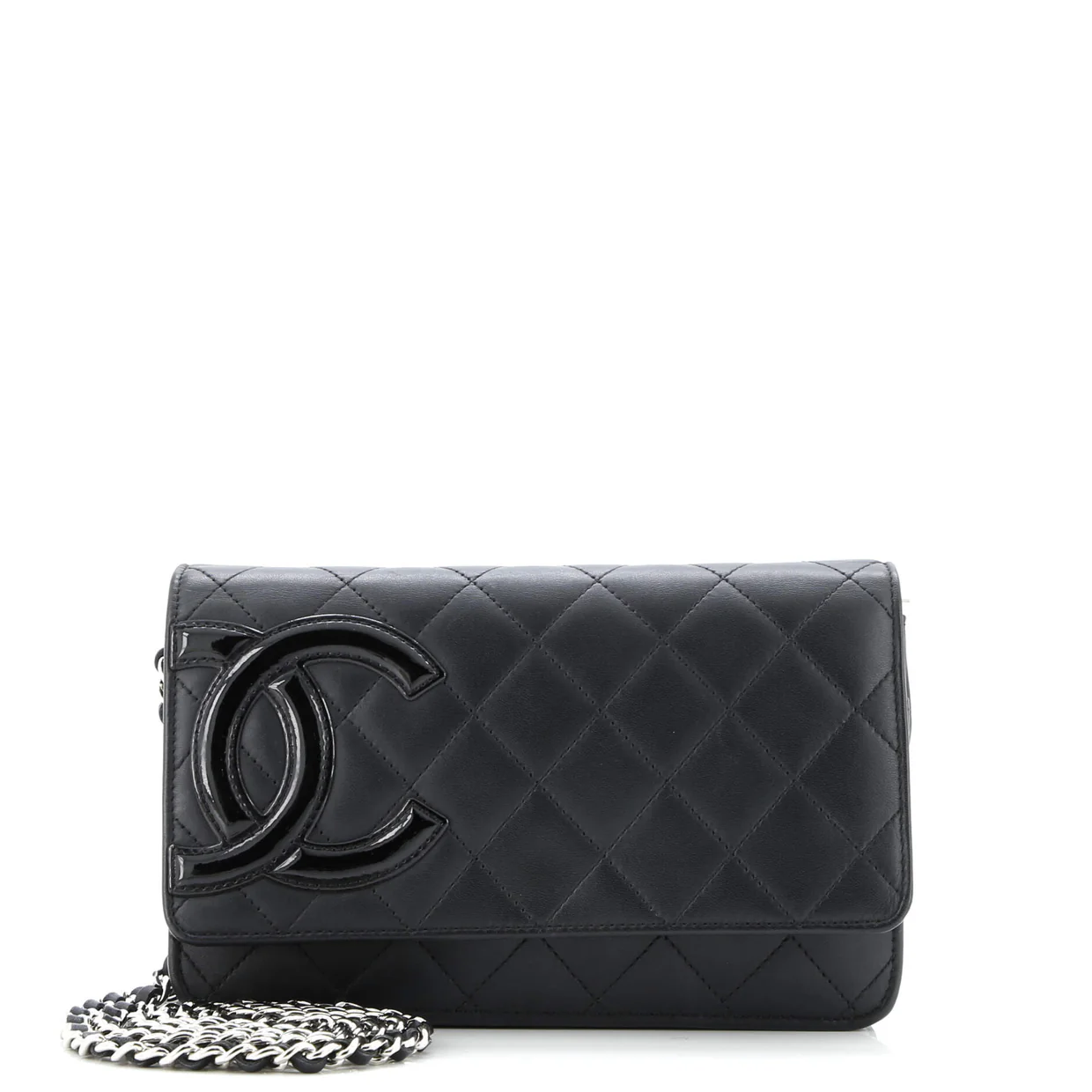 Cambon Wallet on Chain Quilted Leather - Deep Luxury