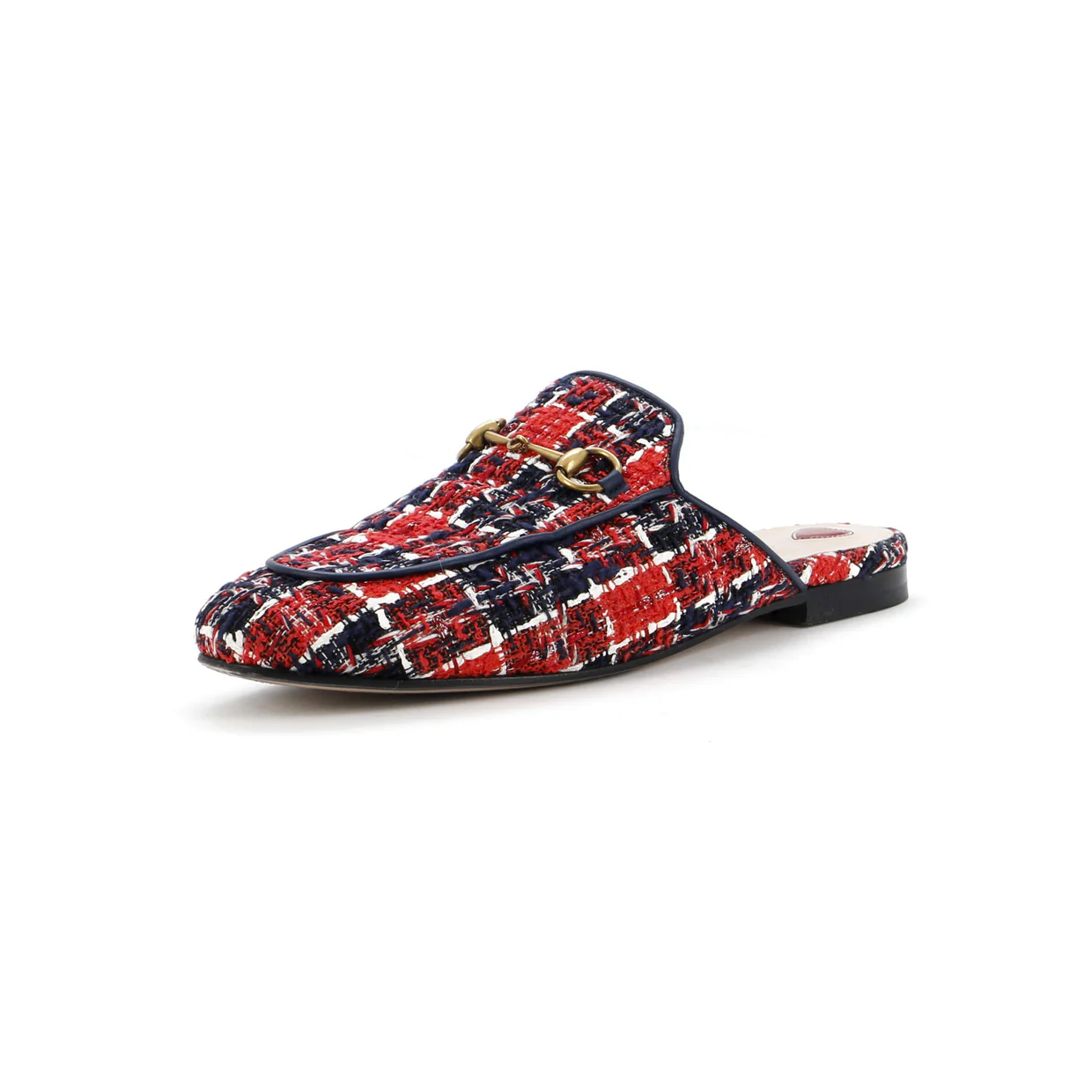Women's Princetown Mules Tweed - Deep Luxury