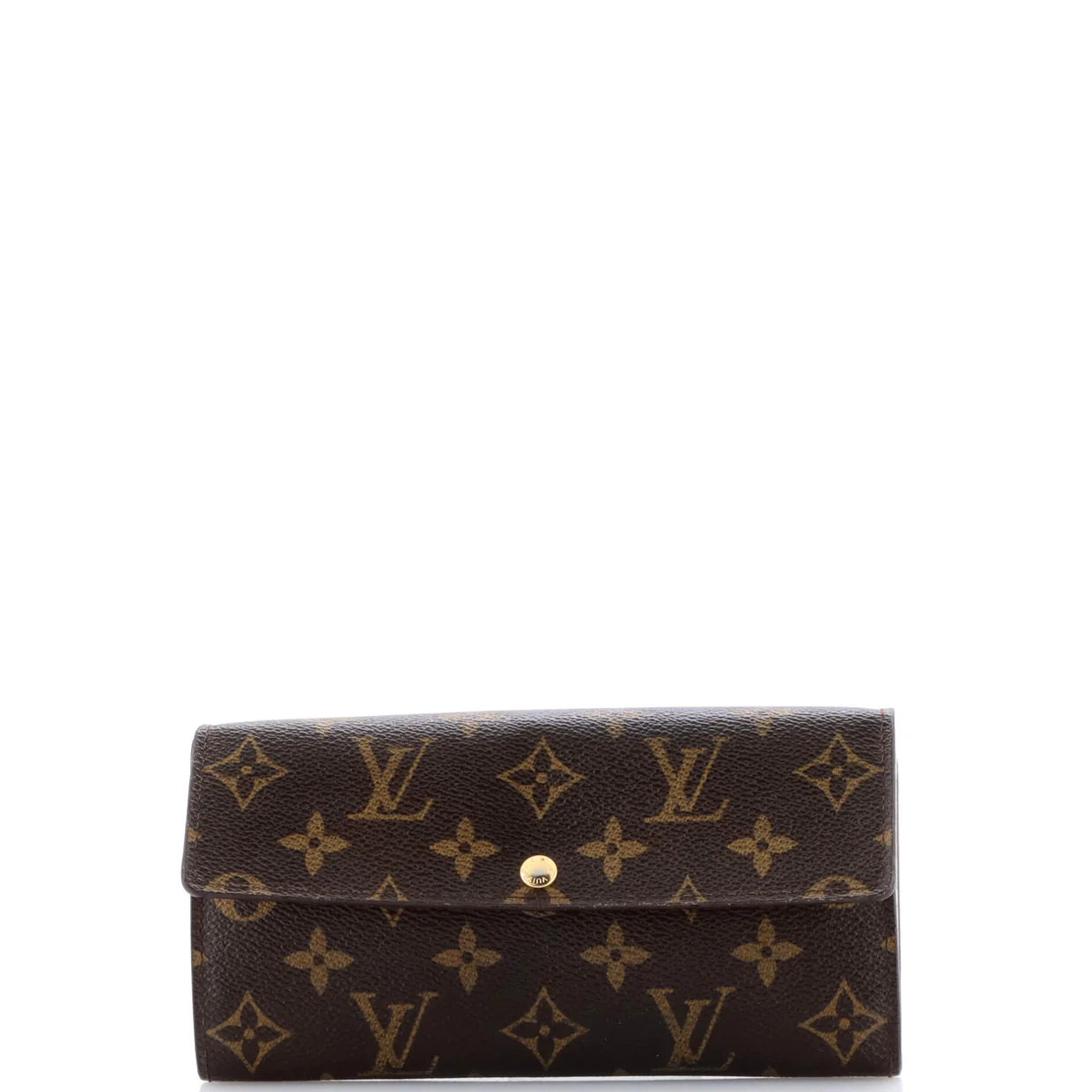 Sarah Wallet Monogram Canvas - Deep Luxury