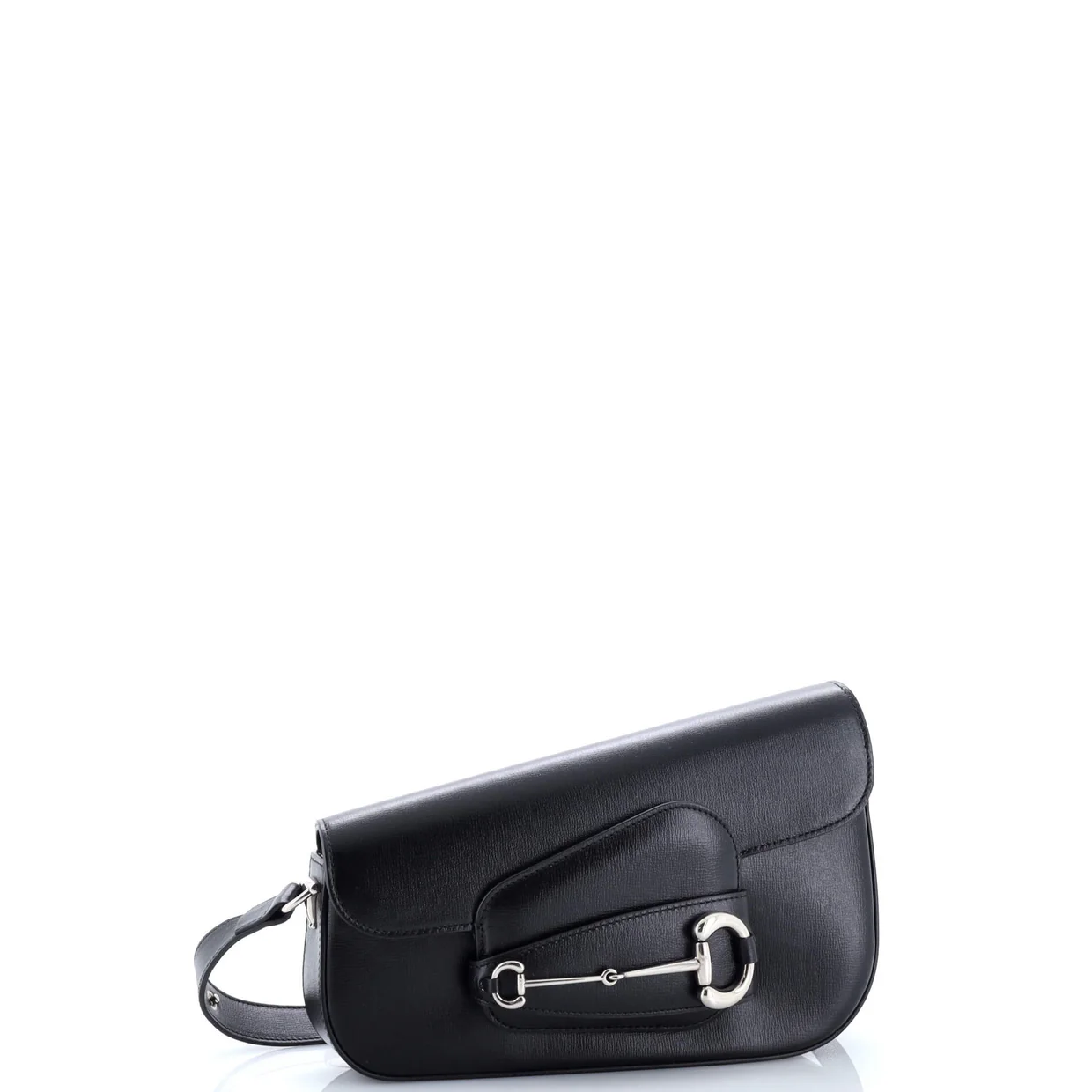 Horsebit 1955 Asymmetric Shoulder Bag Leather Small - Deep Luxury