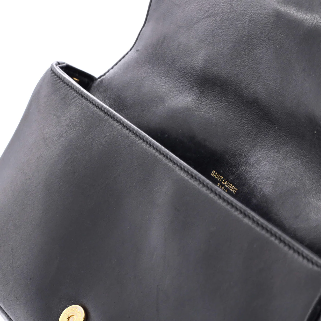 Kate 99 Flap Bag Chevron Leather Medium - Deep Luxury