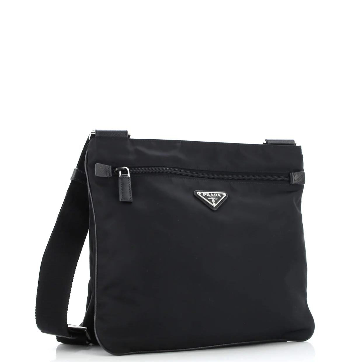 Front Pocket Messenger Bag Tessuto Medium - Deep Luxury