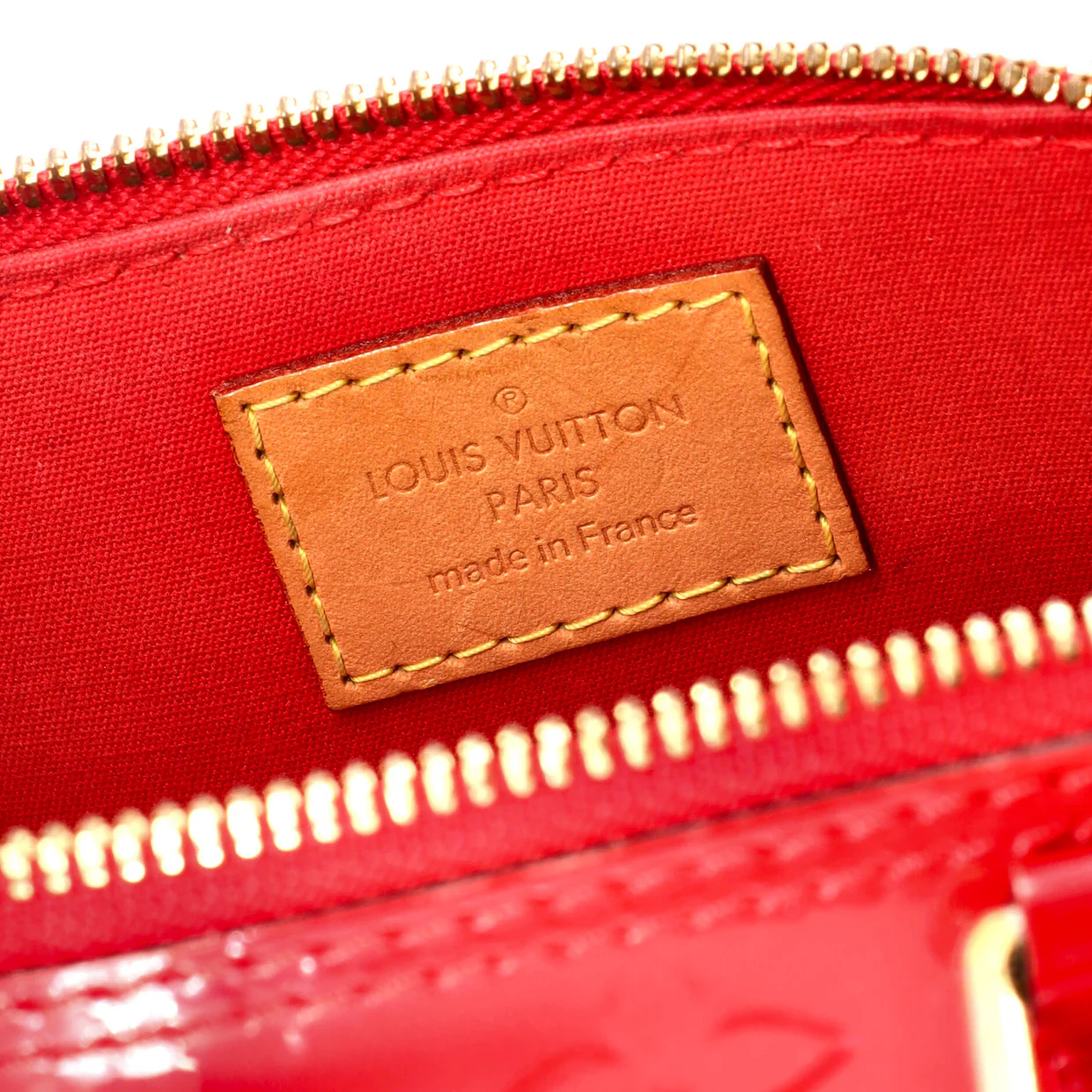 Alma Handbag Monogram Vernis BB - Deep Luxury