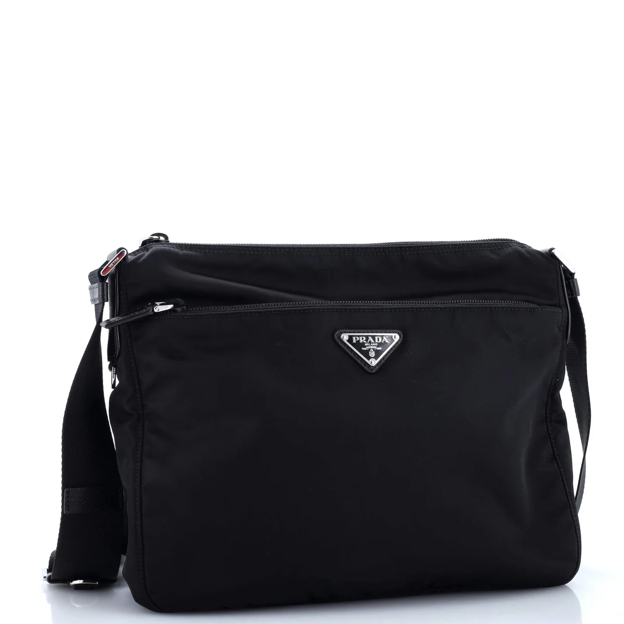 Re-Edition Front Pocket Messenger Bag Tessuto Large - Deep Luxury