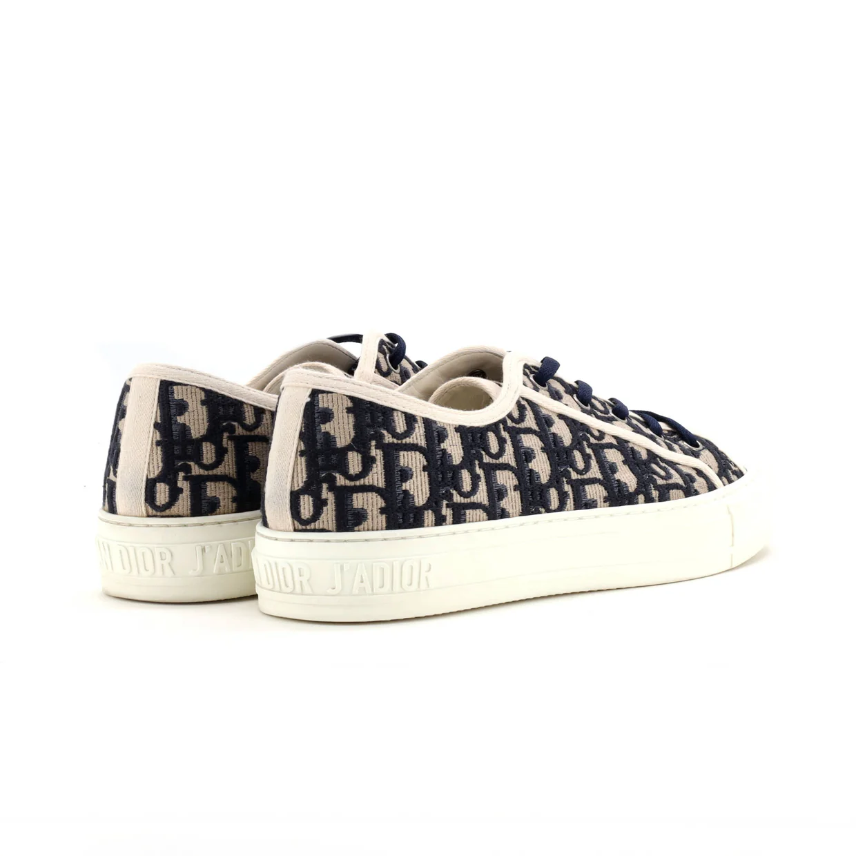 Women's Walk'N'Dior Sneakers Oblique Canvas - Deep Luxury