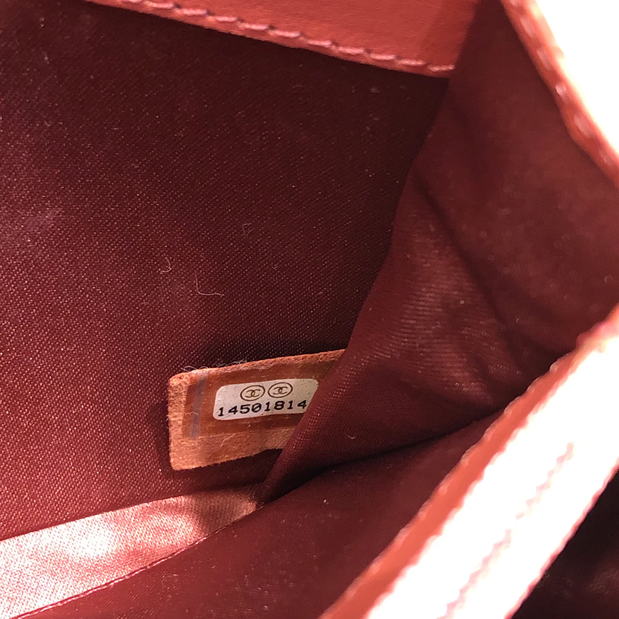 Brilliant Wallet on Chain Clutch Quilted Patent East West - Deep Luxury