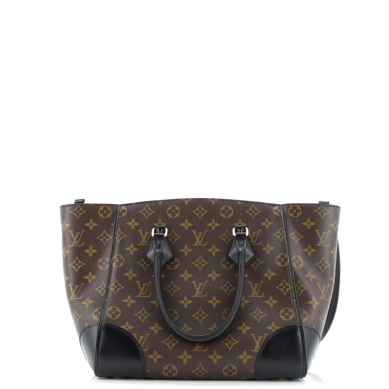 Phenix Tote Monogram Canvas with Leather MM - Deep Luxury