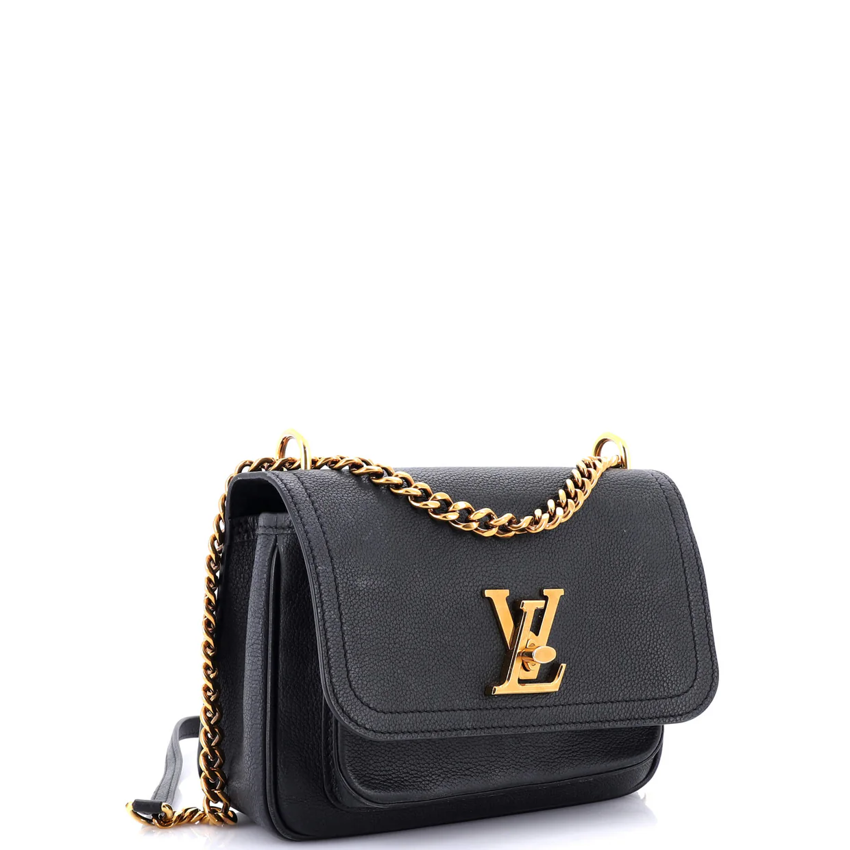 Lockme Chain Bag Leather - Deep Luxury