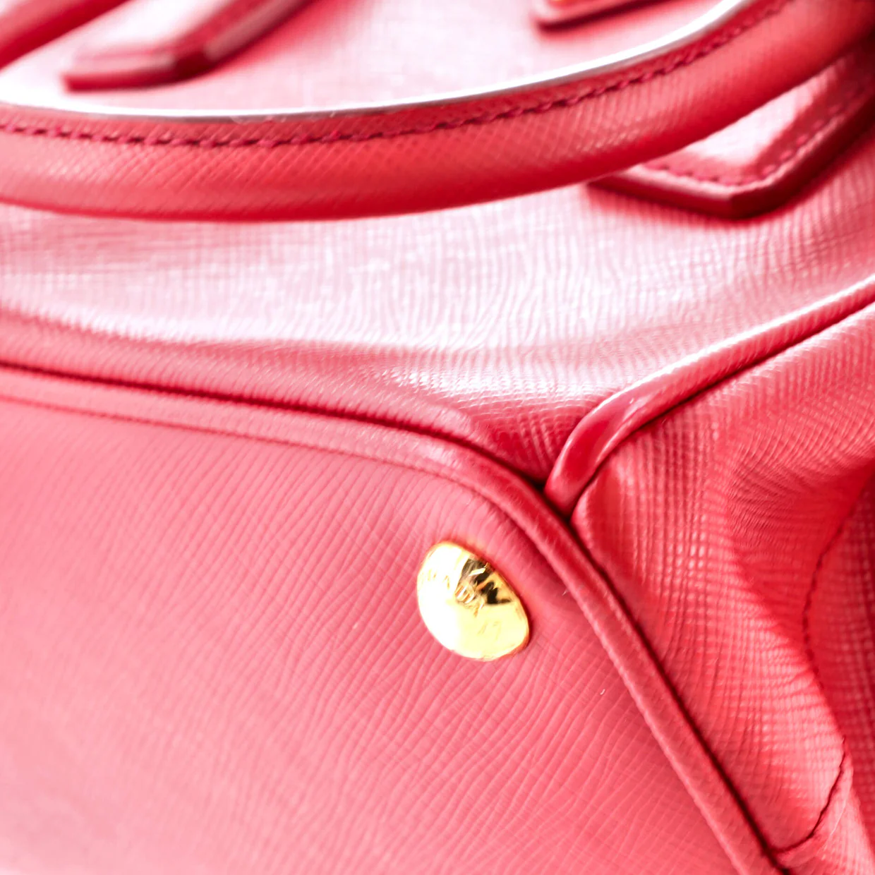Galleria Double Zip Tote Saffiano Leather Mini - Deep Luxury