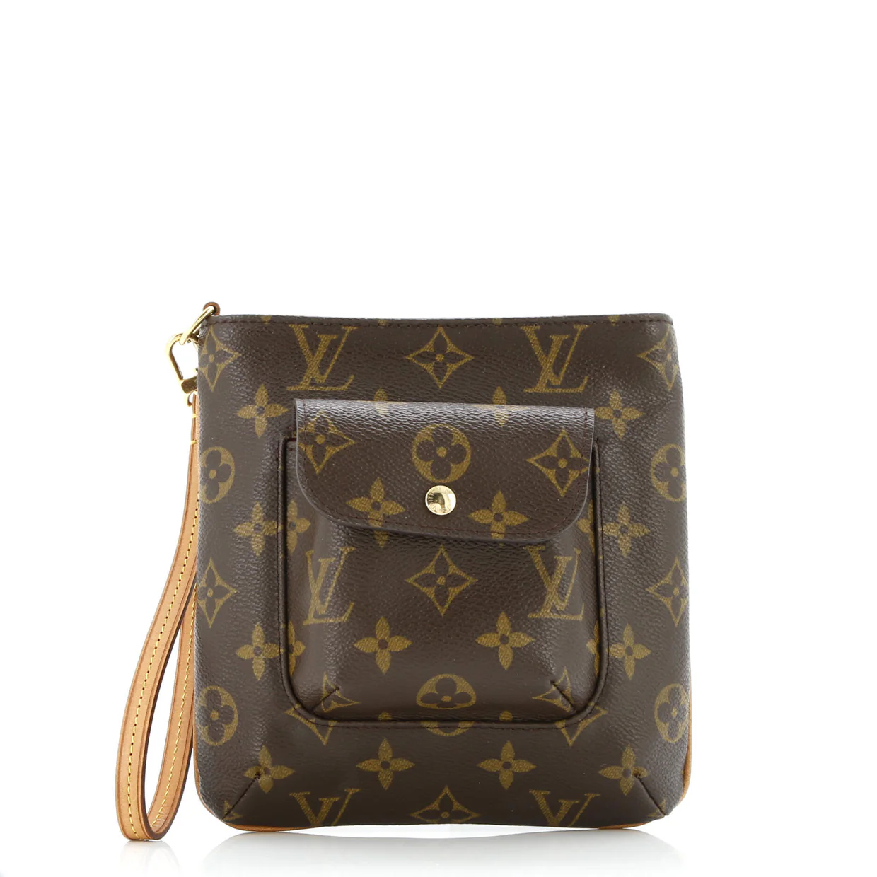 Partition Wristlet Clutch Monogram Canvas - Deep Luxury
