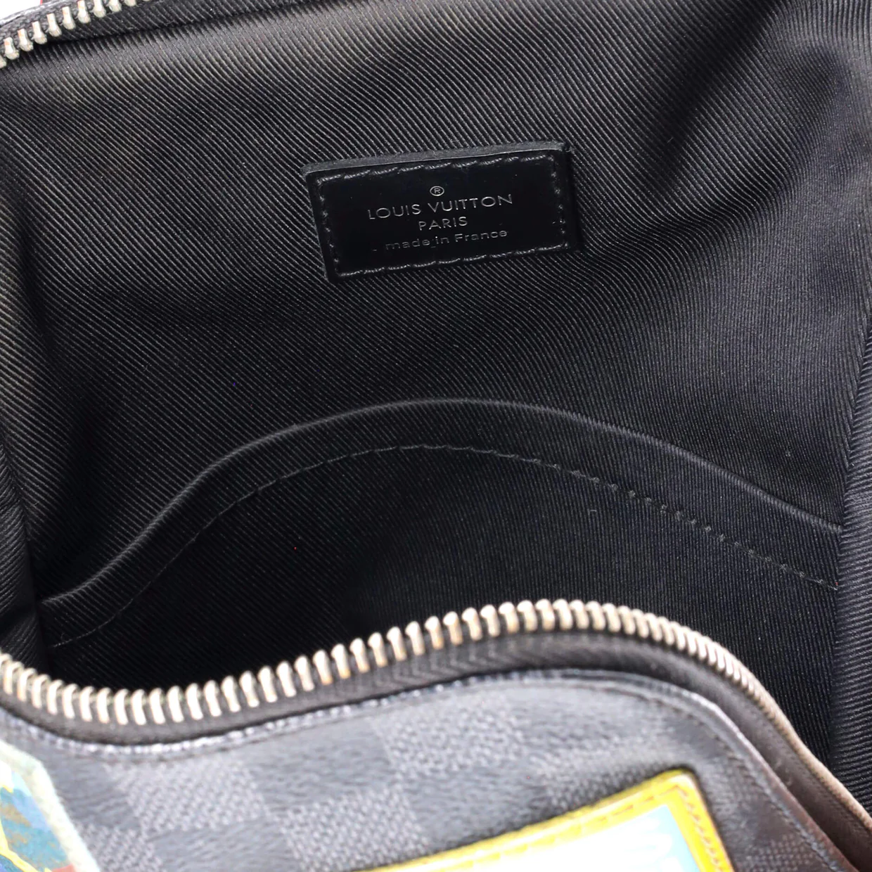 Avenue Sling Bag Alps Patches Damier Graphite - Deep Luxury
