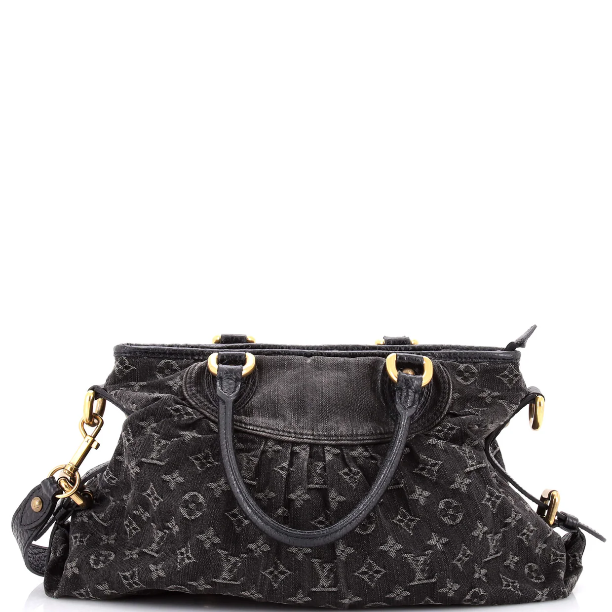 Neo Cabby Handbag Denim MM - Deep Luxury