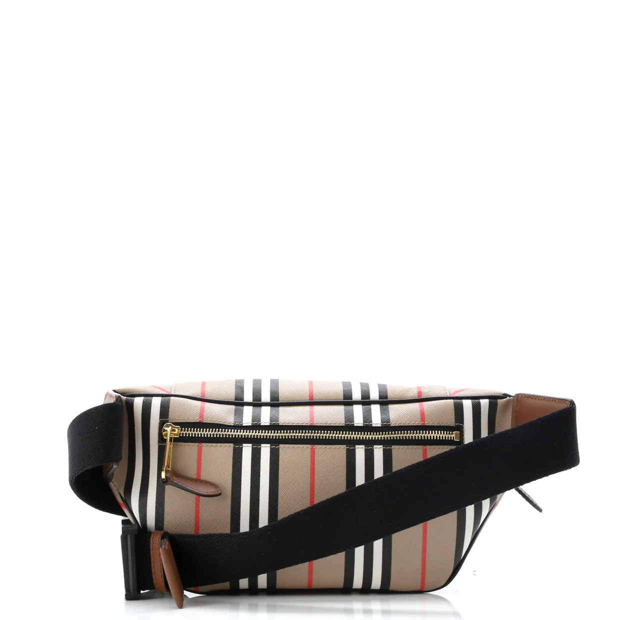 Sonny Waist Bag Icon Stripe E-Canvas Medium - Deep Luxury