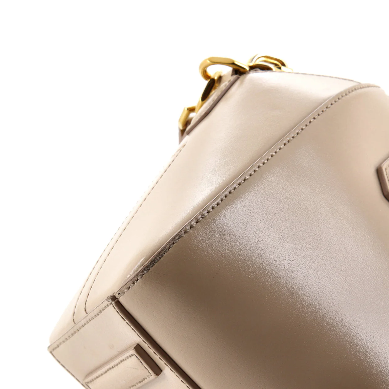 Antigona Bag Glazed Leather Mini - Deep Luxury