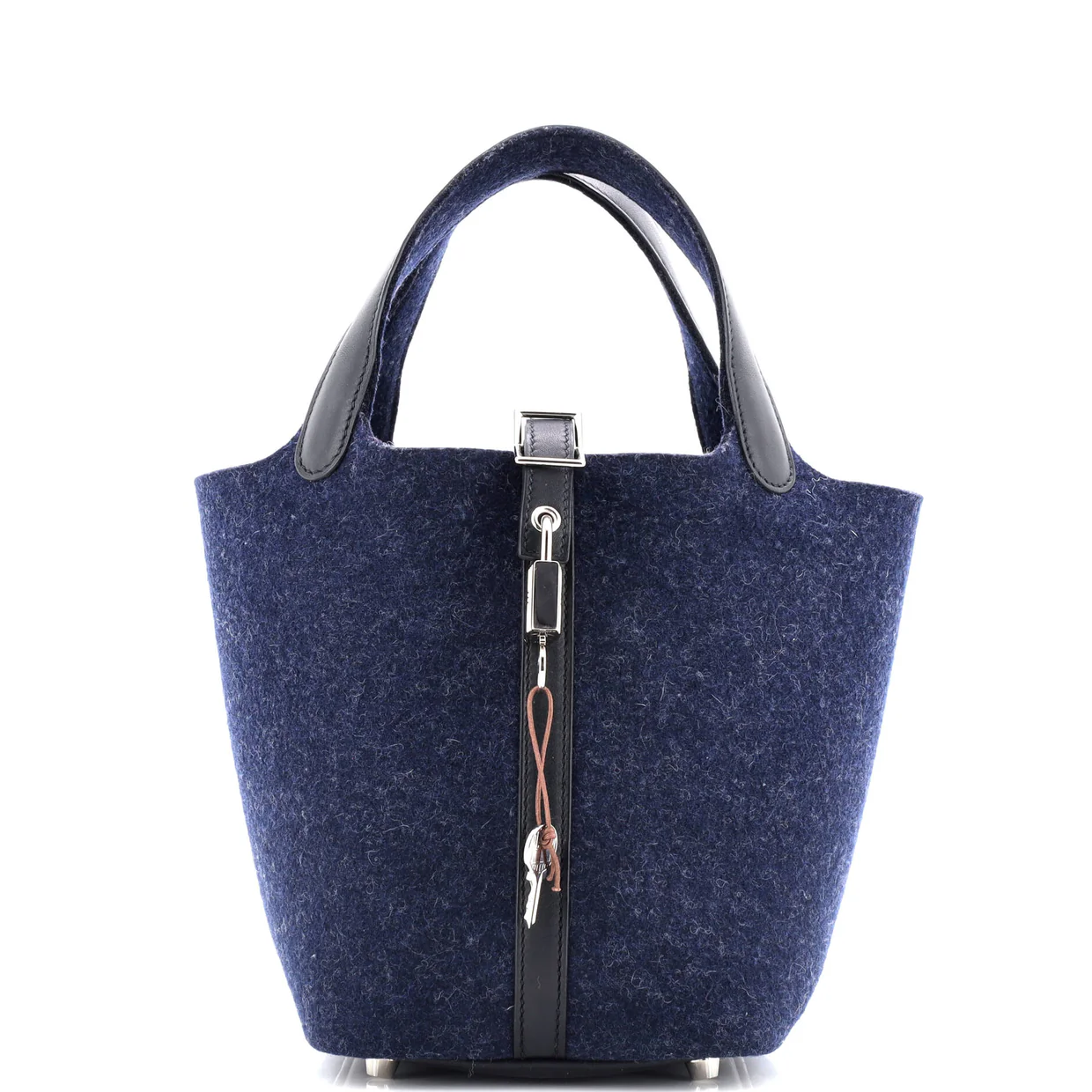 Picotin Lock Bag Felt with Leather PM - Deep Luxury