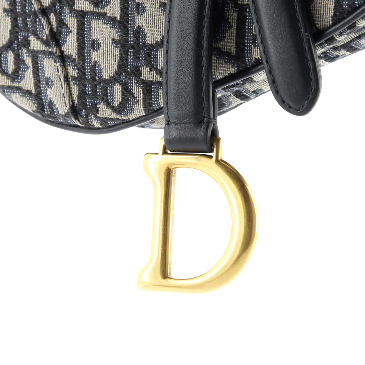 Saddle Handbag Oblique Canvas Mini - Deep Luxury