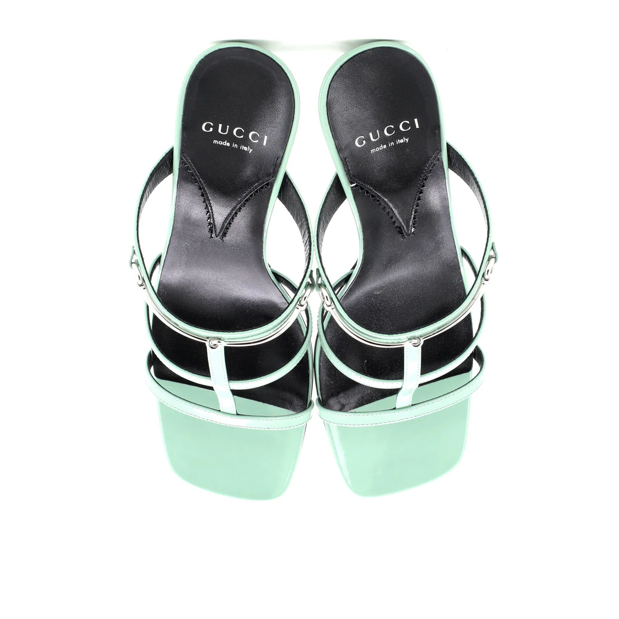 Women's Horsebit Cage Heeled Sandals Leather - Deep Luxury