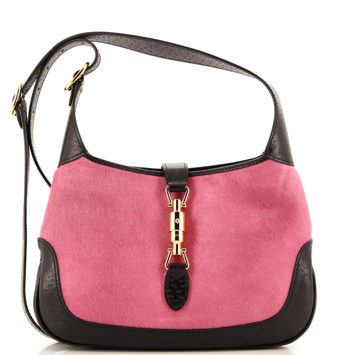 Jackie 1961 Hobo Calf Hair with Leather Small - Deep Luxury