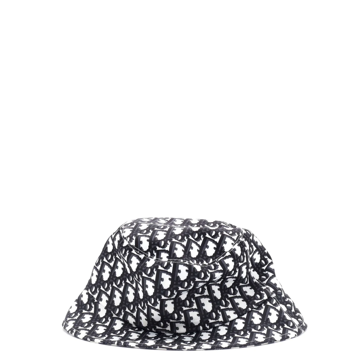 Reversible Small Brim Bucket Hat Check'N'Dior and Oblique Canvas - Deep Luxury