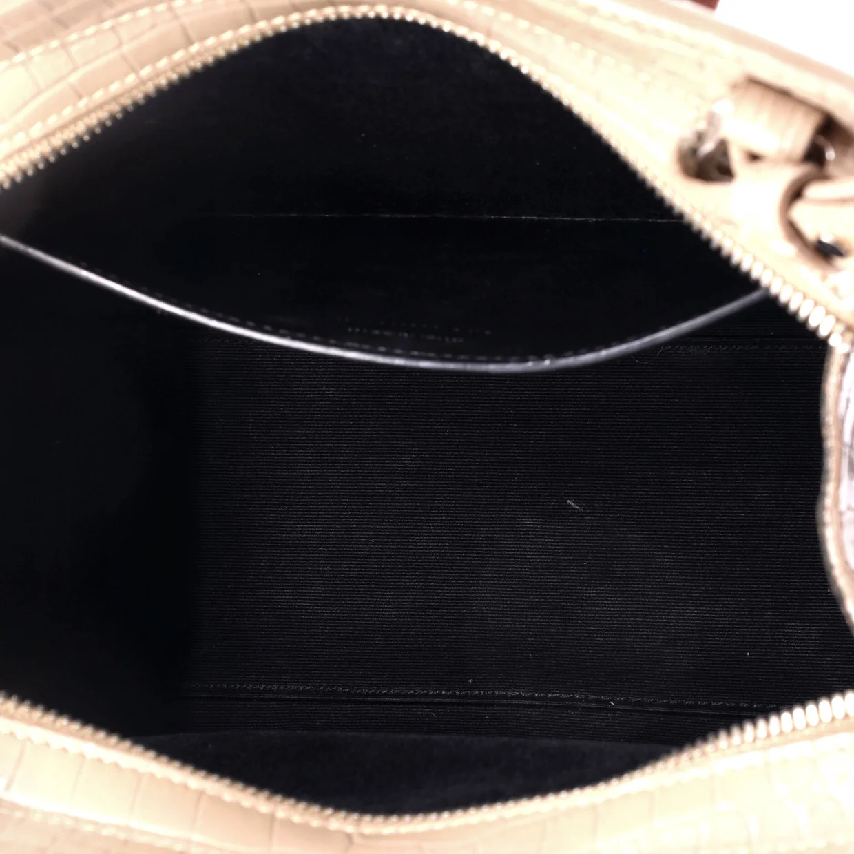 Uptown Tote Crocodile Embossed Leather Small - Deep Luxury