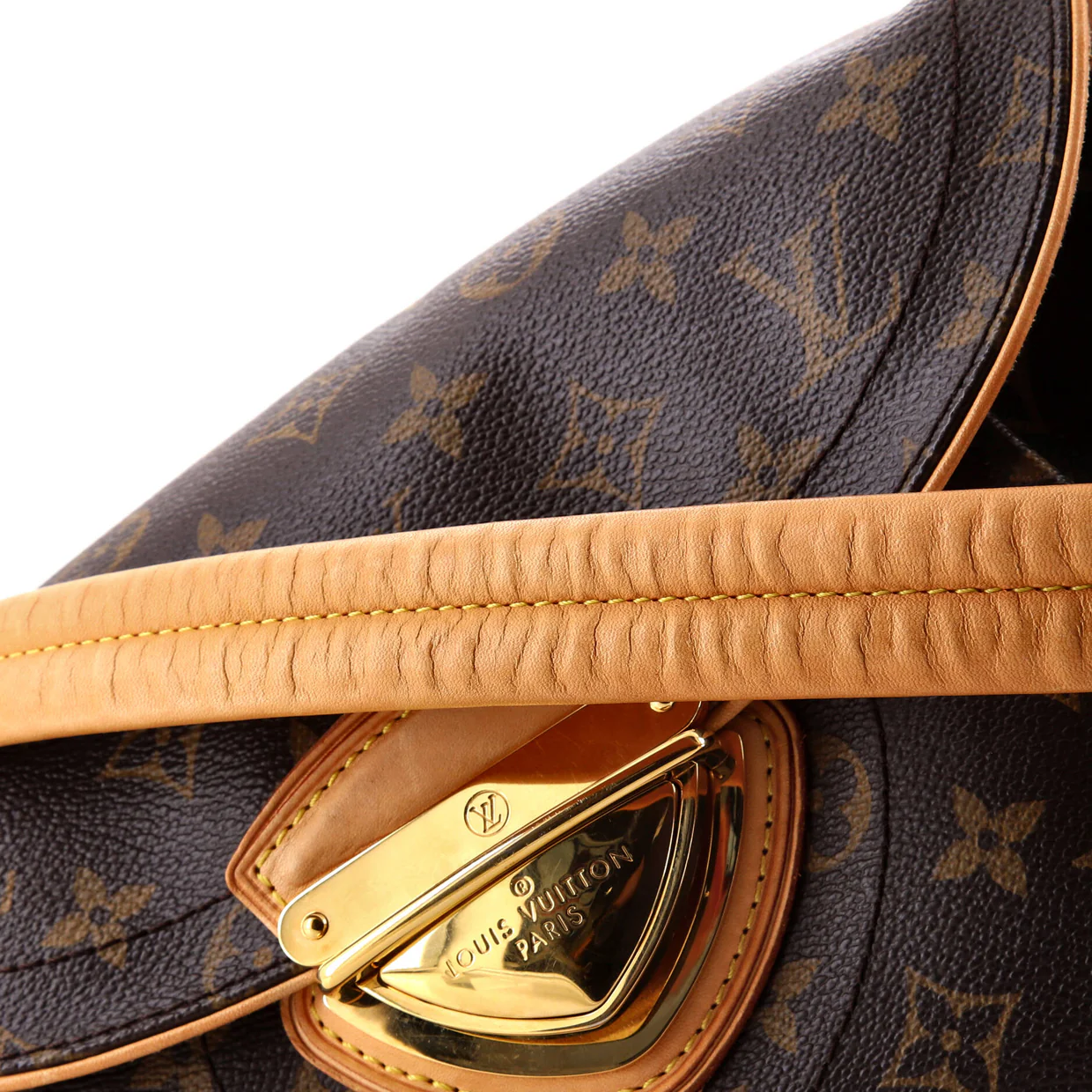 Beverly Handbag Monogram Canvas MM - Deep Luxury