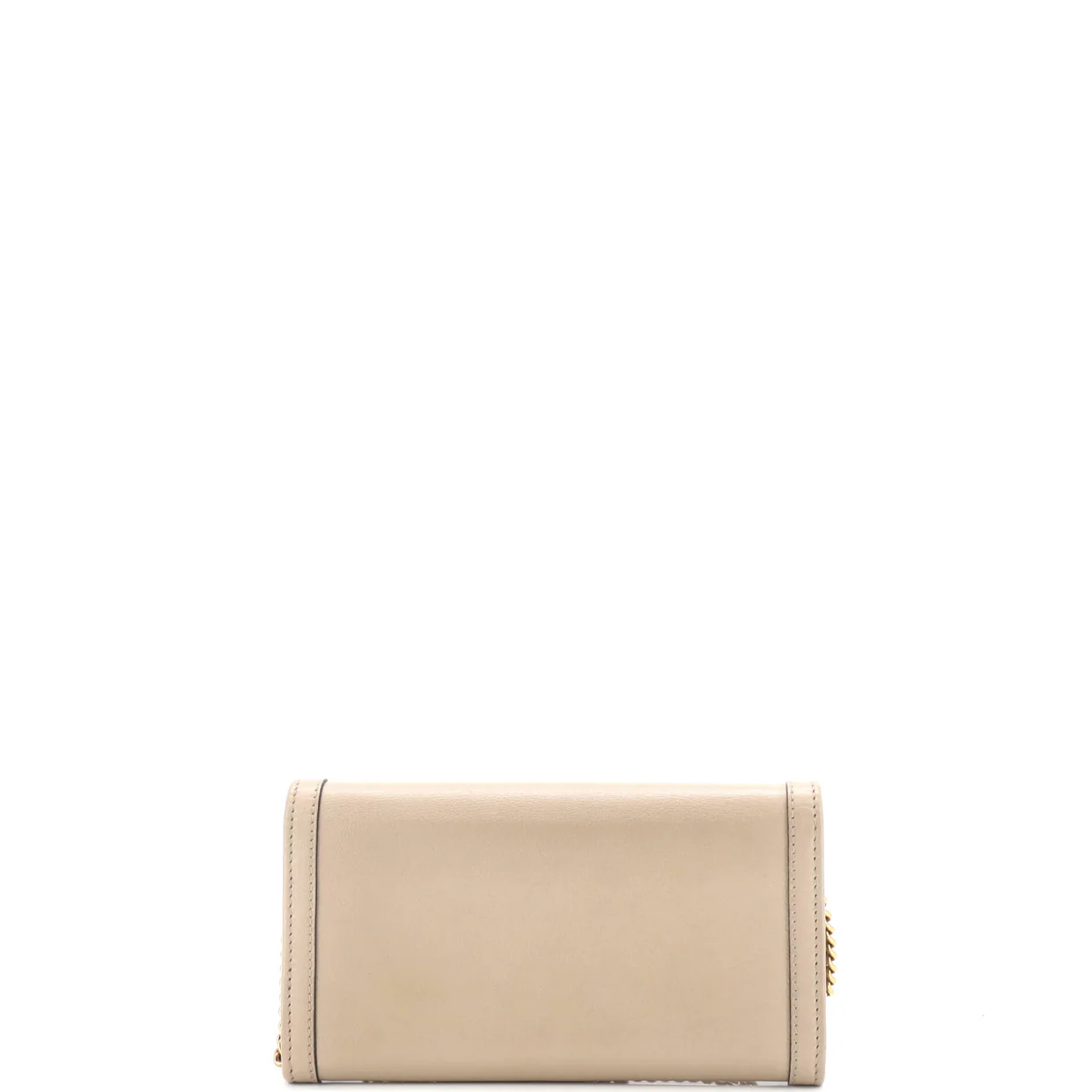 Diana Wallet on Chain Leather - Deep Luxury
