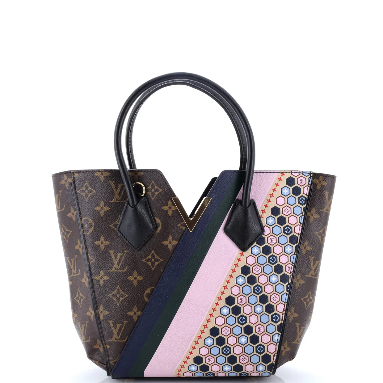 Kimono Handbag Limited Edition Monogram Canvas and Leather MM - Deep Luxury