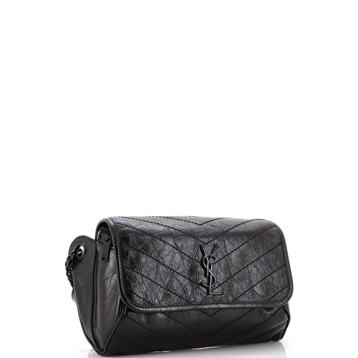 Niki Body Bag Matelasse Chevron Leather - Deep Luxury