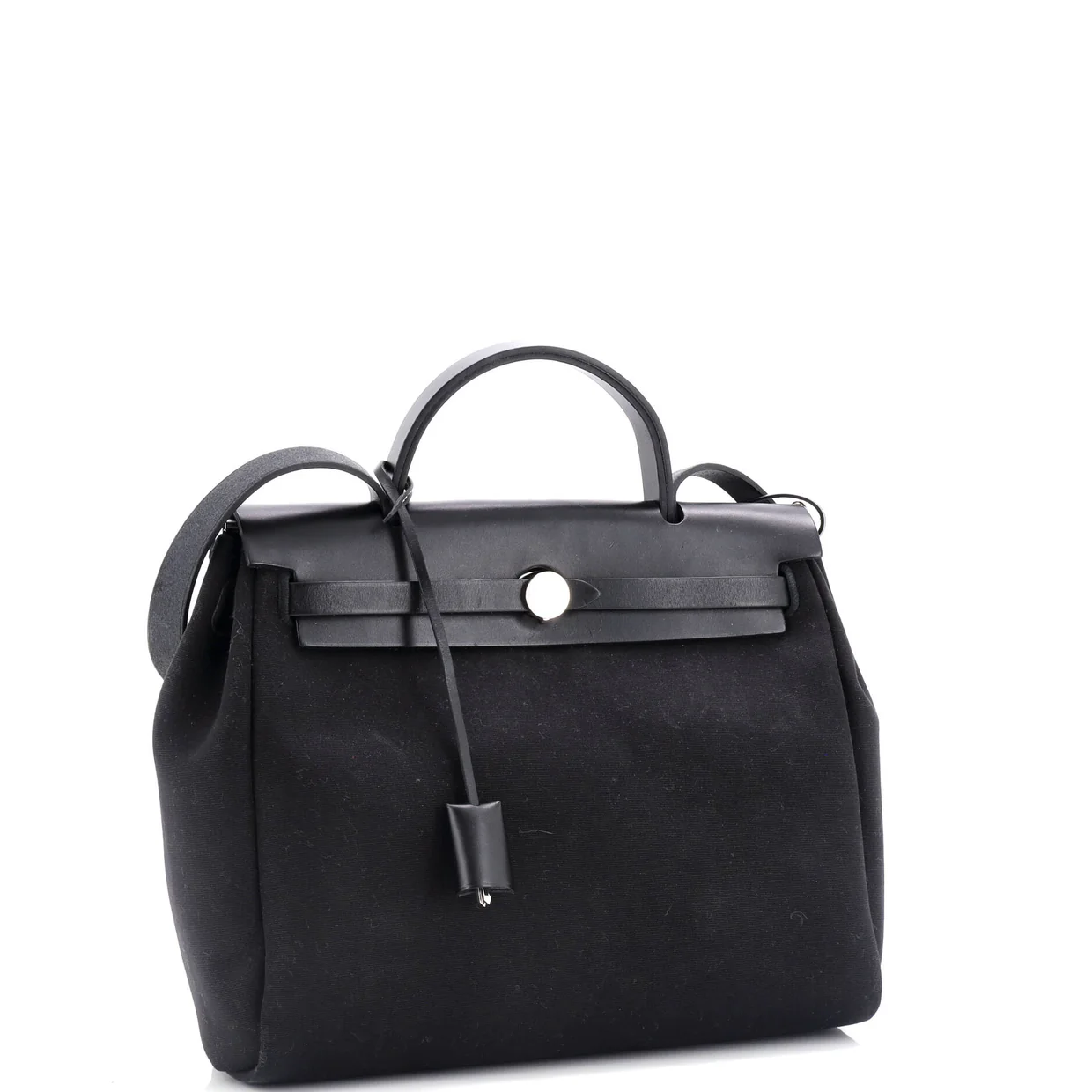 Herbag Zip Leather and Toile 31 - Deep Luxury