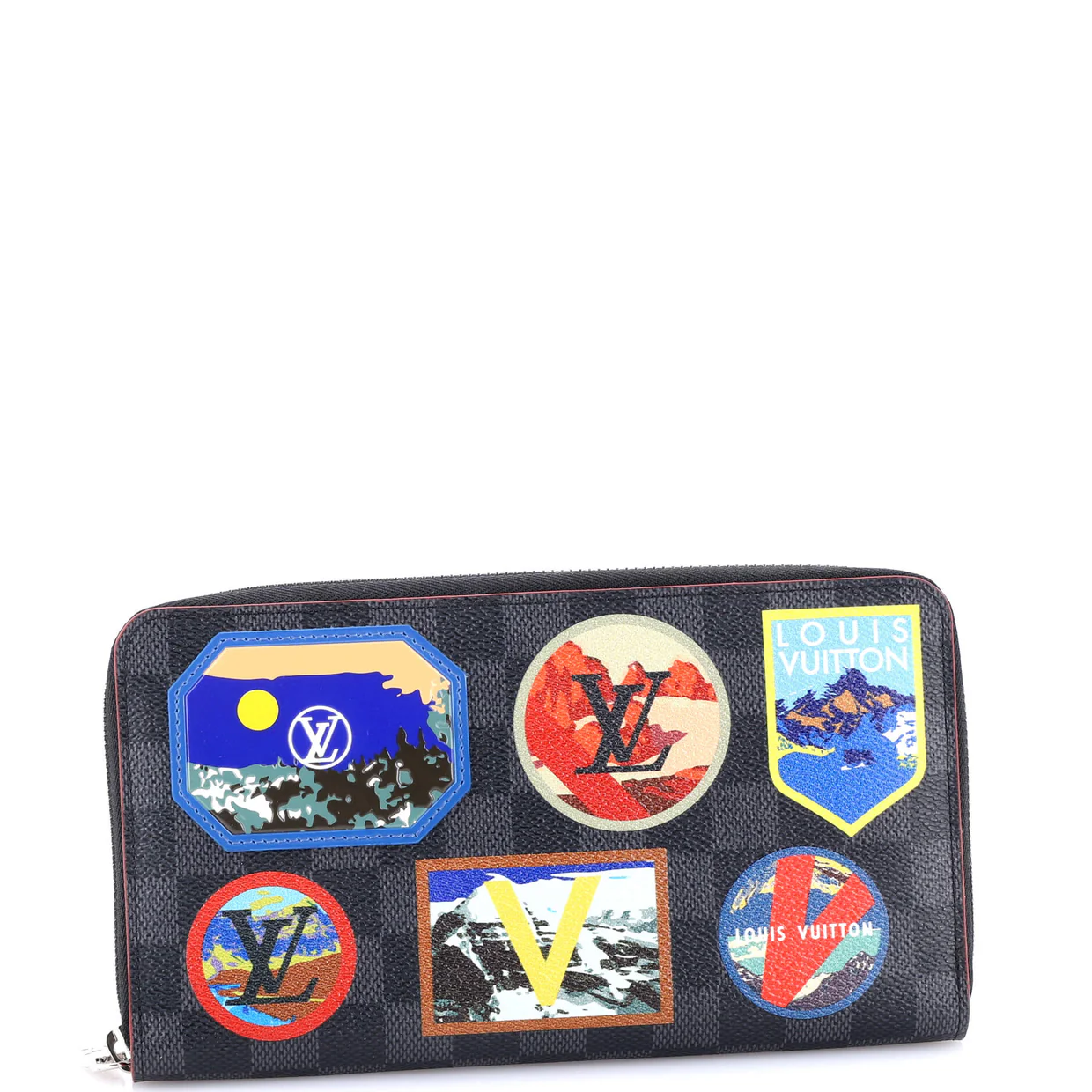 Zippy Organizer Alps Patches Damier Graphite - Deep Luxury