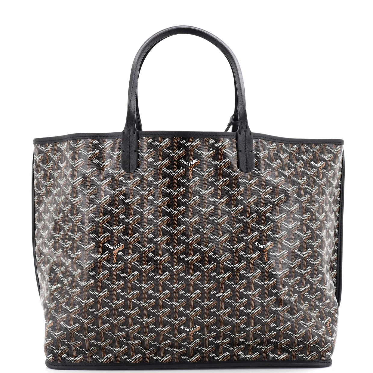 Anjou Reversible Tote Coated Canvas PM - Deep Luxury