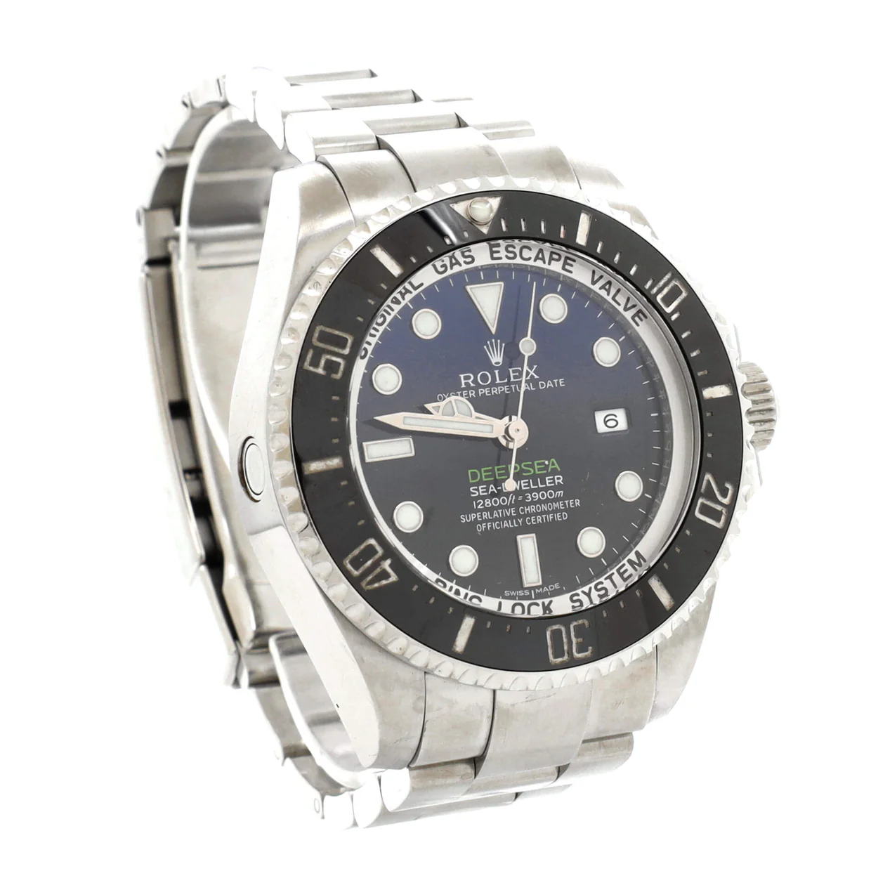 Oyster Perpetual Deepsea Sea-Dweller James Cameron Automatic Watch Stainless Steel and Cerachrom 44 - Deep Luxury