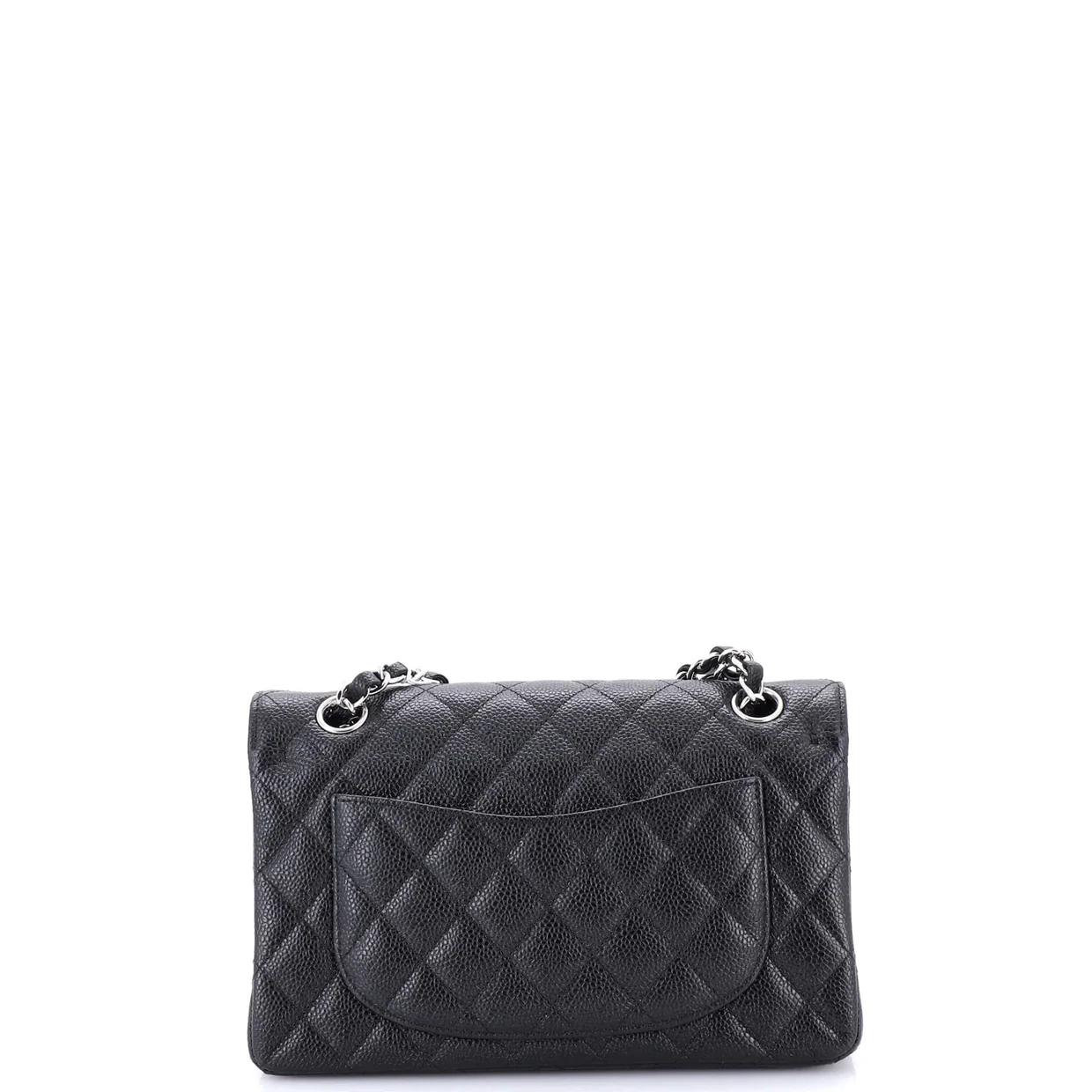 Classic Double Flap Bag Quilted Caviar Small - Deep Luxury