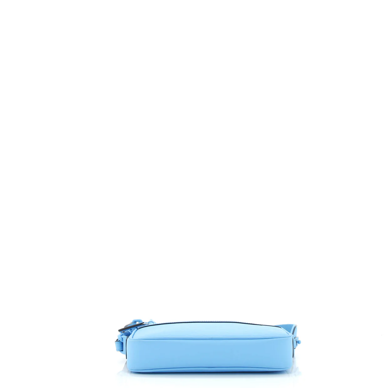 Front Zip Crossbody Bag GG Rubber Effect Leather Small - Deep Luxury