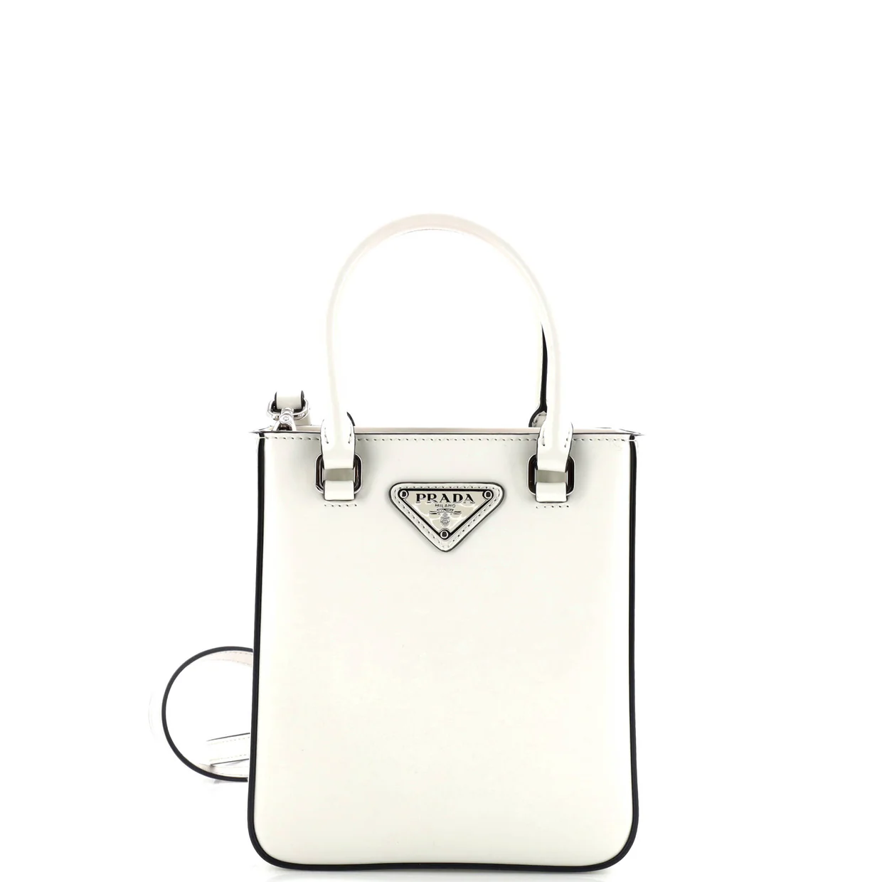 Convertible Open Tote Brushed Leather Mini - Deep Luxury