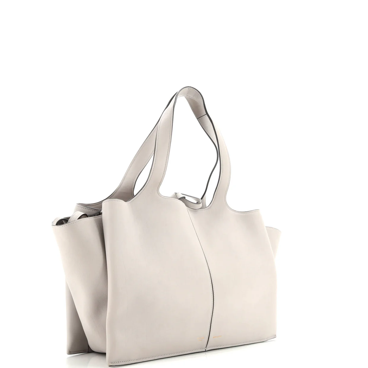 Tri-Fold Shoulder Bag Smooth Calfskin Medium - Deep Luxury