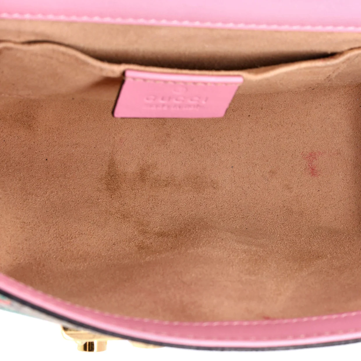 Padlock Shoulder Bag Printed GG Coated Canvas Small - Deep Luxury