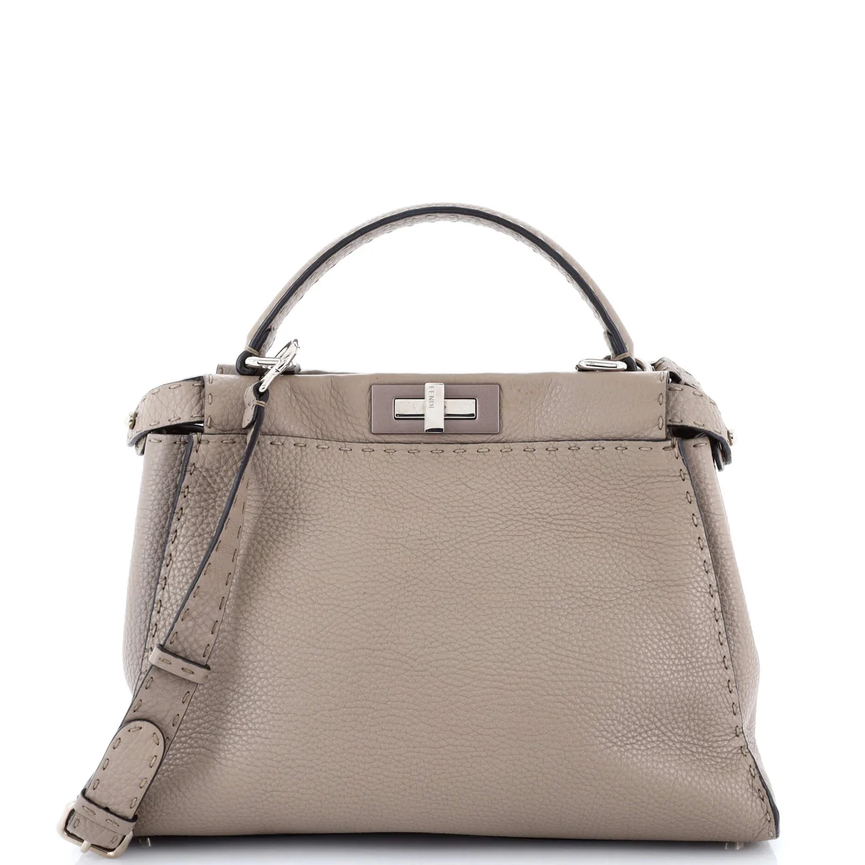 Selleria Peekaboo Bag Rigid Leather Regular - Deep Luxury